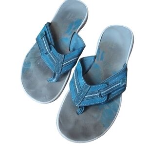 8‎ clarks blue flip flop8 clarks blue flip flop